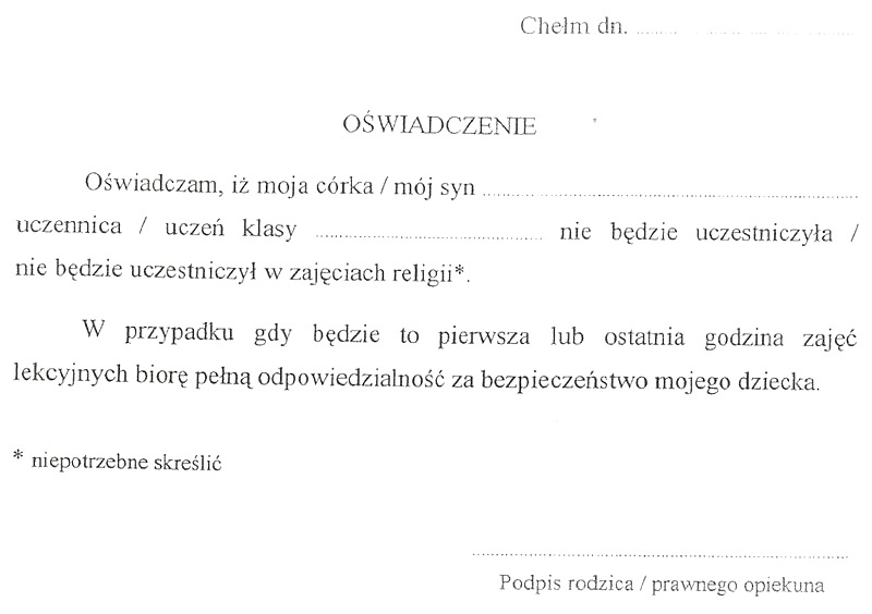Jak wypisać dziecko z religii? Procedura, dokumenty i terminy
