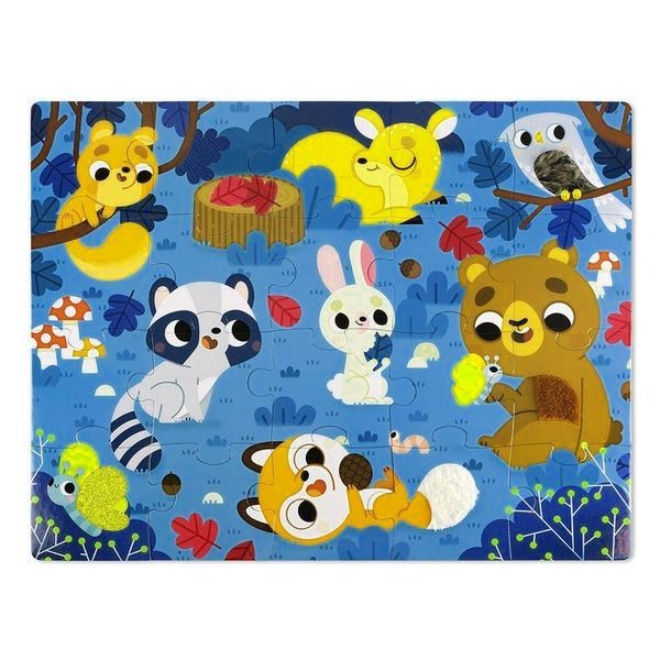 Puzzle sensoryczne Janod – zabawa, która rozwija zmysły dziecka