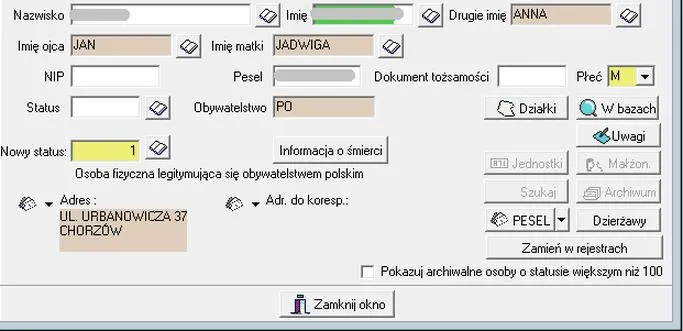 Błędy w numerze PESEL