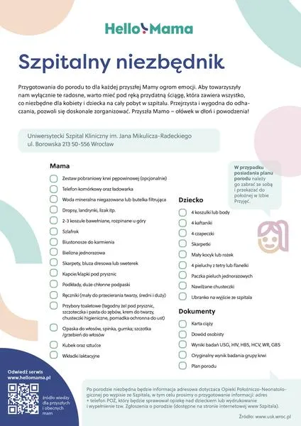 Dokumenty dla przyszłej mamy