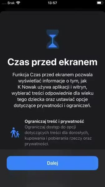 Kontrola rodzicielska na telefonie