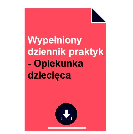 Kurs opiekunki dziecięcej