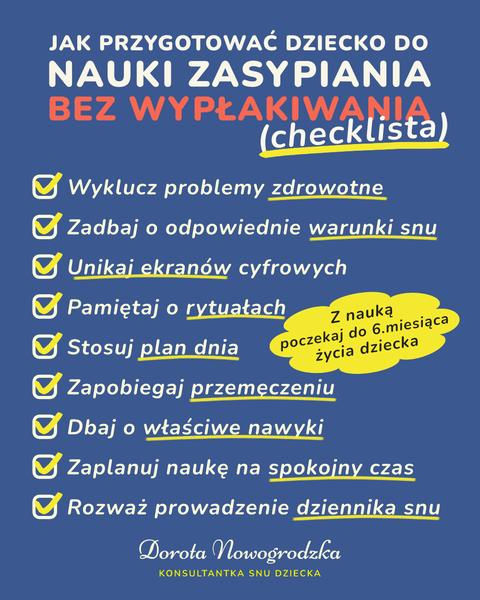 Nauka samodzielnego snu