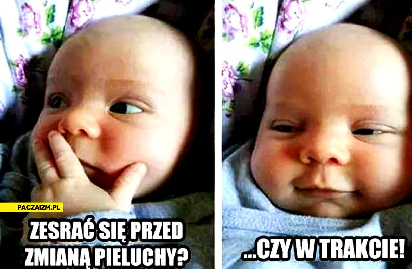 Nocne przewijanie dziecka