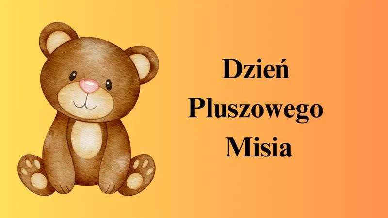 Zabawy z pluszowym misiem
