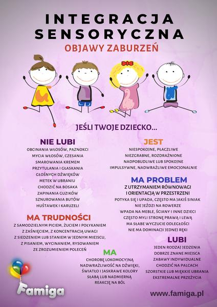 Zaburzenia sensoryczne u dzieci