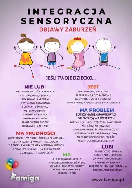 Zaburzenia sensoryczne u dzieci